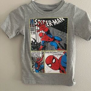 Marvel Gray Spider-Man Comic Tee